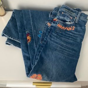 Designer Mother brand patchwork mom fit jeans size 25